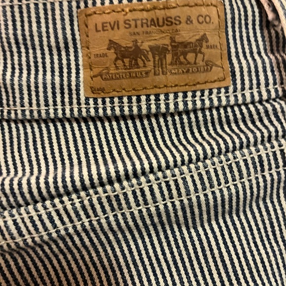 Levis jeans 27 woman stripes white and blue - Picture 3 of 5